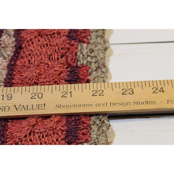 Sigrid Olsen Women's M Hand Knit Sweater Cardigan Multicolor Button-up V-Neck - Picture 10 of 10